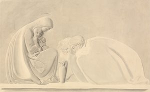 The Adoration of the Magi, a Design for Bas Relief by John Flaxman